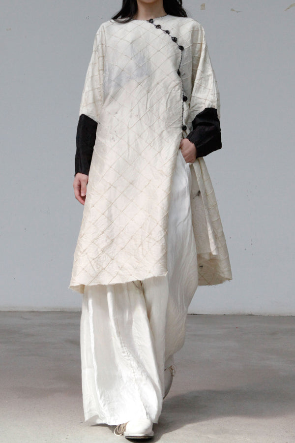 MUTEDANCE Chinese slanted sleeve skirt MD22SS43